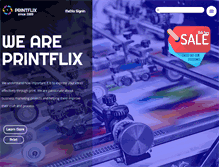 Tablet Screenshot of printflix.com